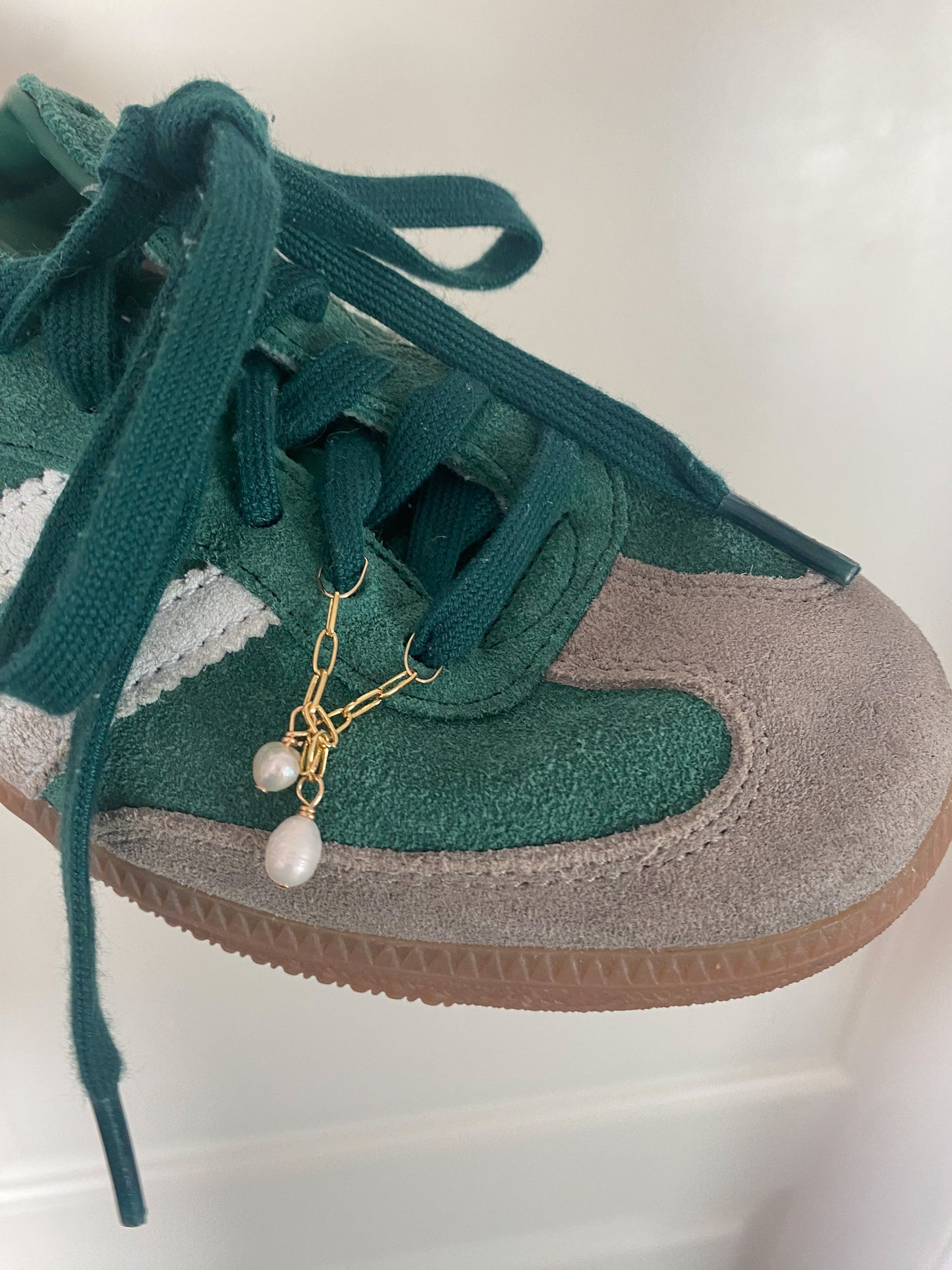 Pearl and Chain Shoe Charm