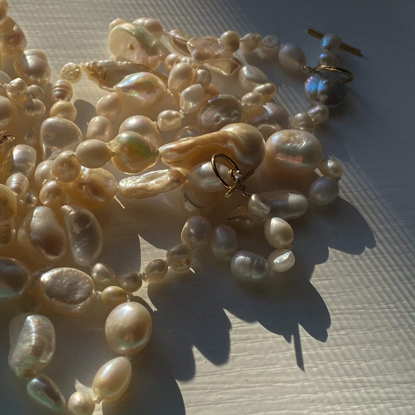 One of One Pearl Necklace with Toggle