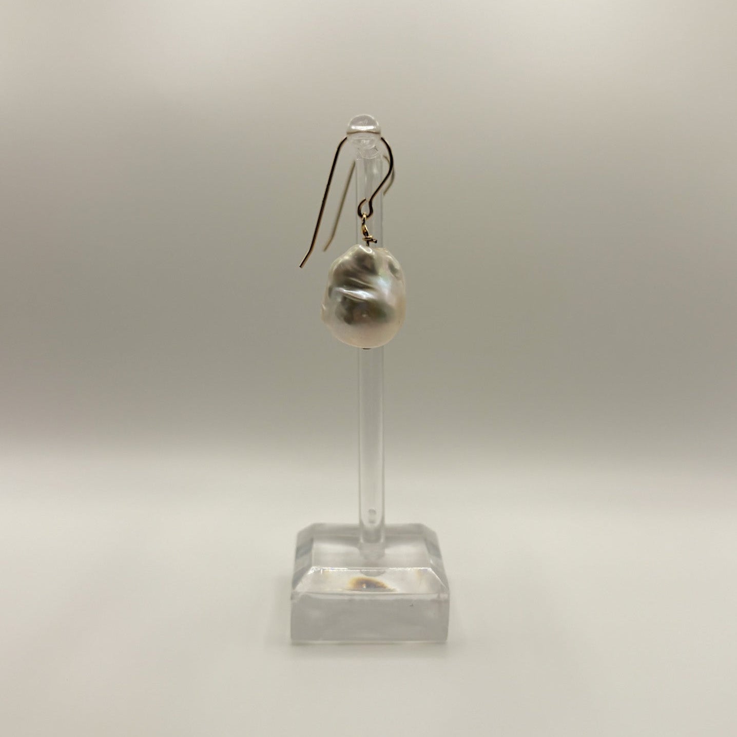 Gold Filled Hook with Baroque Pearl