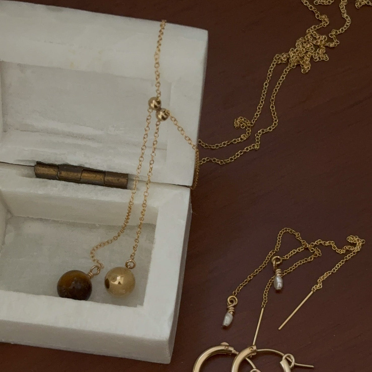 Isla Necklace - Tiger's Eye