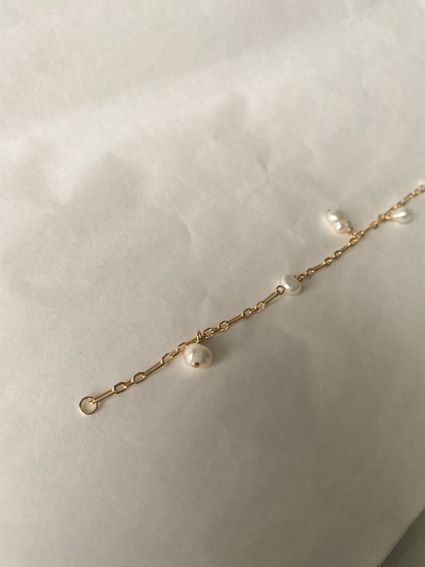 Pearl Chain Bracelet